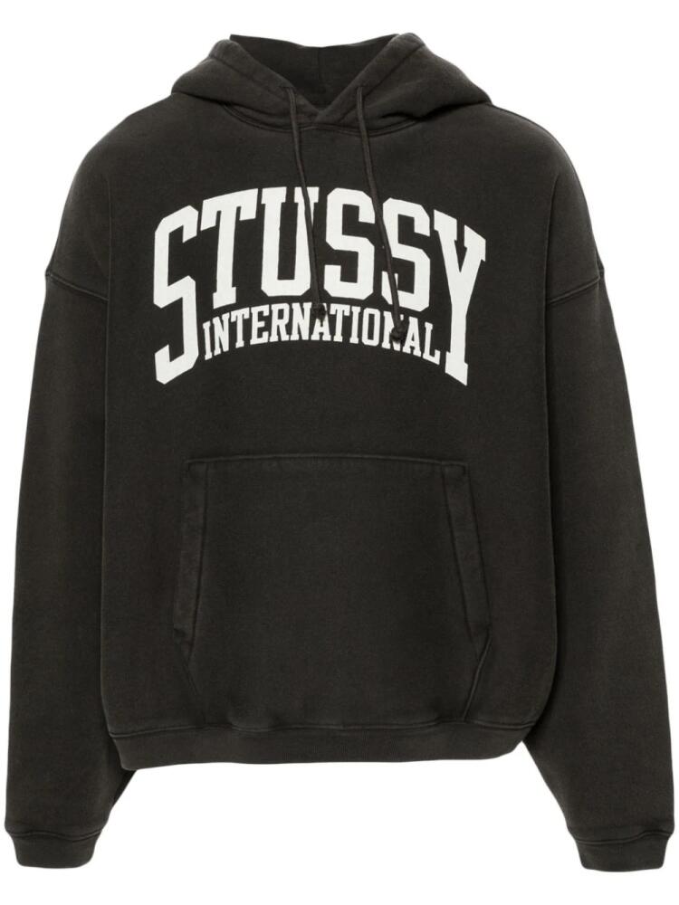 Stüssy International hoodie - Black Cover