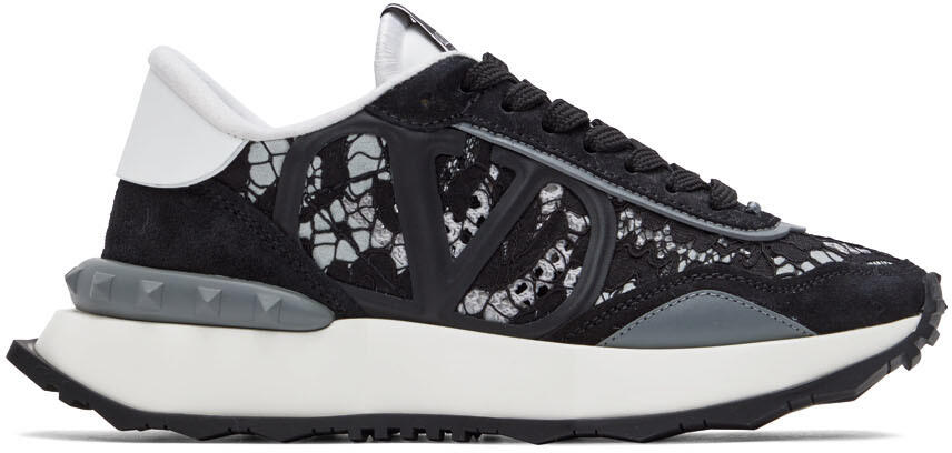 Valentino Garavani Black Lacerunner Sneakers Cover