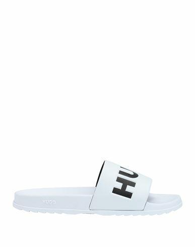 Hugo Man Sandals White Rubber Cover