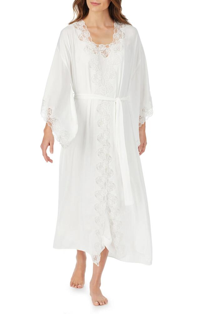 Eileen West Ballet Satin Robe in Winter White Cover