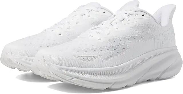 Hoka Women's Clifton 9 (White/White) Women's Shoes Cover