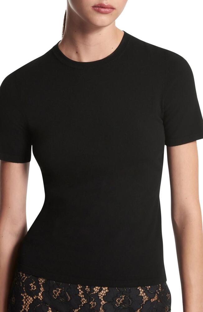 Michael Kors Collection Knit T-Shirt in Black Cover