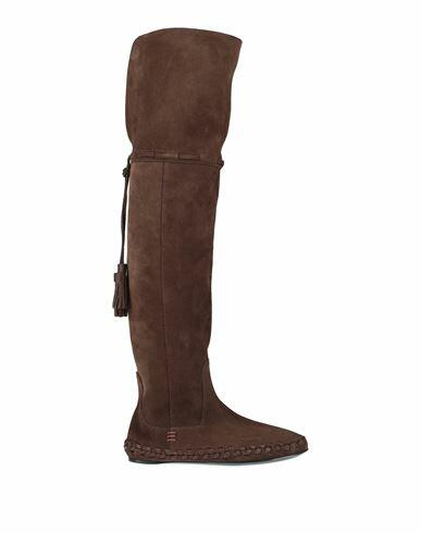 Celine Woman Boot Brown Soft Leather Cover