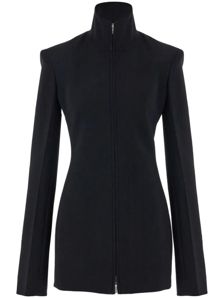 Ferragamo zip-fastening virgin wool jacket - Black Cover