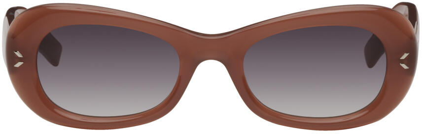 MCQ Orange Oval Sunglasses Cover