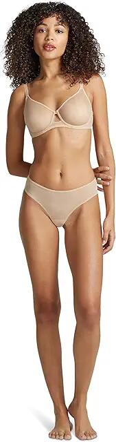 Commando Chic Mesh Thong (Beige) Women's Underwear Cover