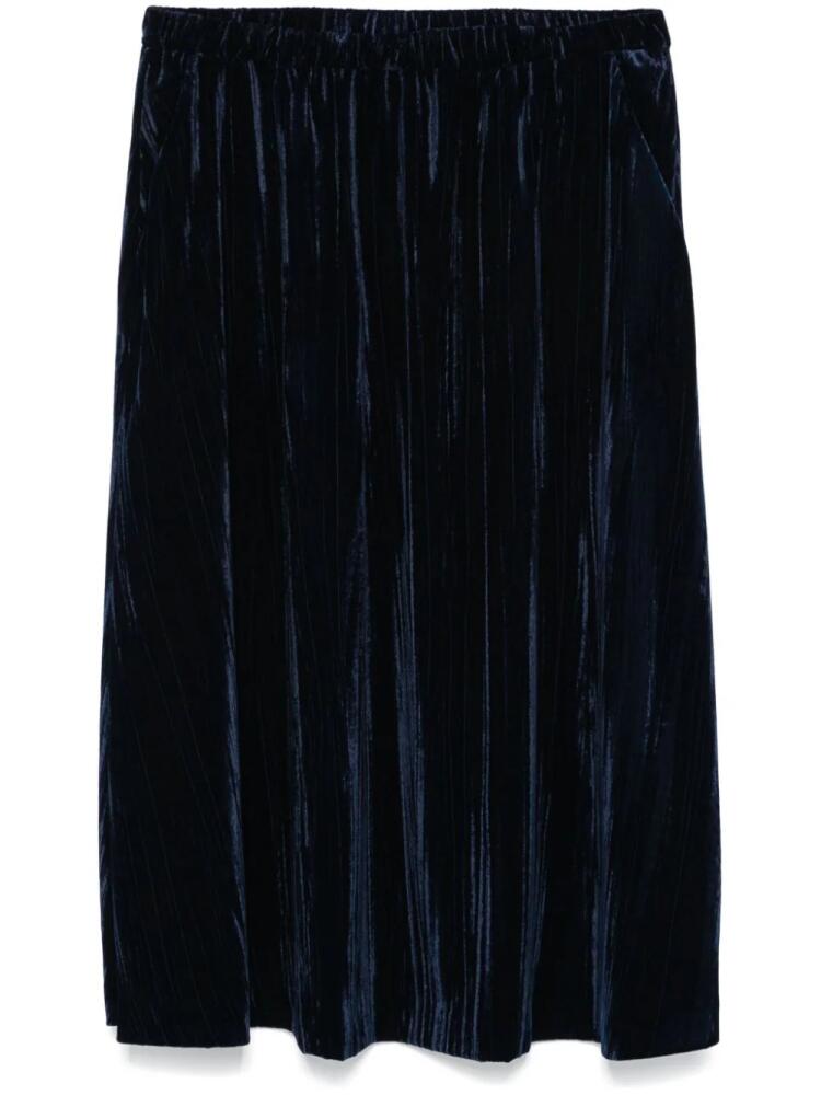 ASPESI velvet midi skirt - Blue Cover