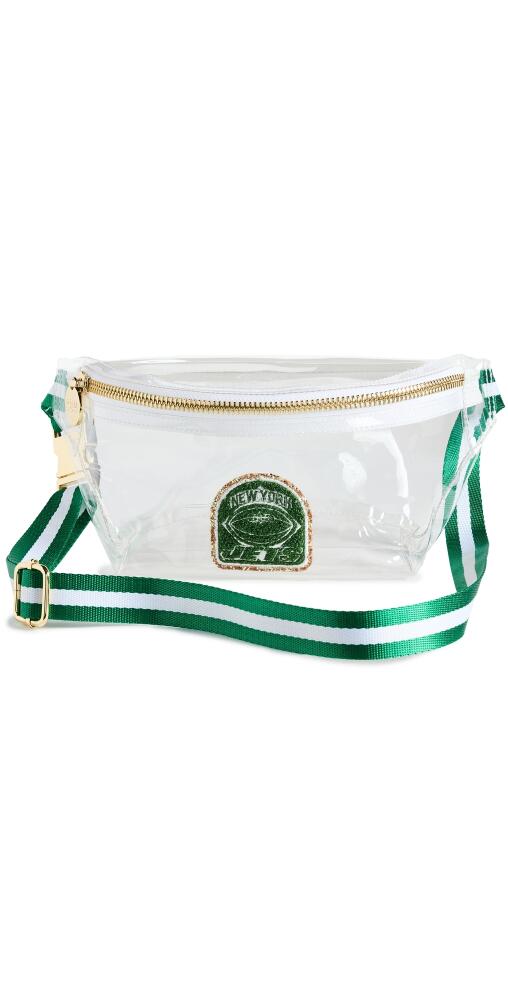 Stoney Clover Lane New York Jets Clear Fanny Pack Green/White Cover