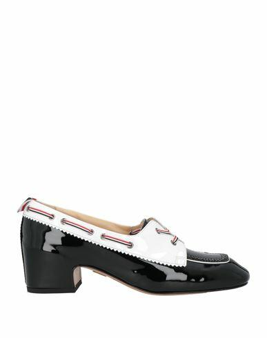 Thom Browne Woman Lace-up shoes Black Leather Cover