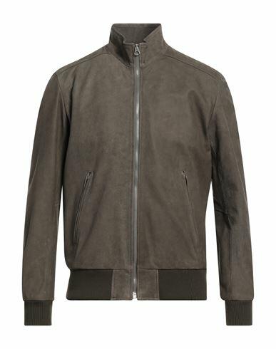 Masterpelle Man Jacket Military green Soft Leather Cover