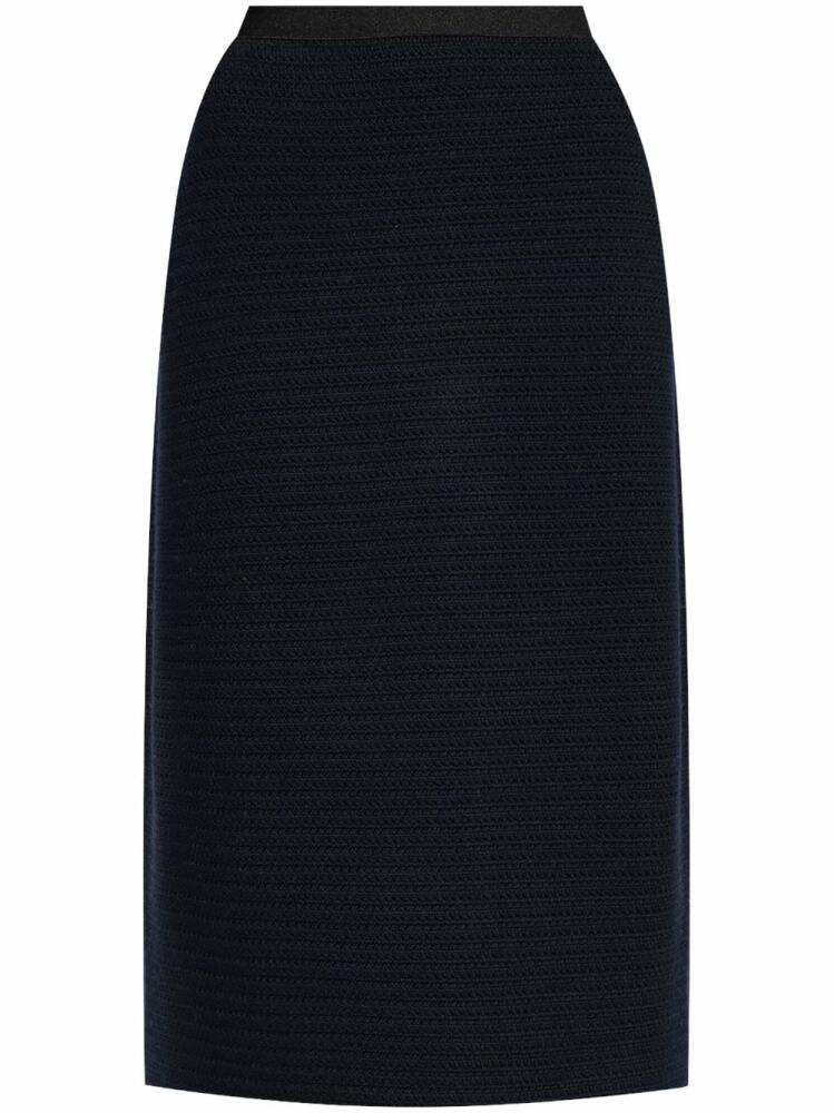 Fabiana Filippi wool midi skirt - Blue Cover