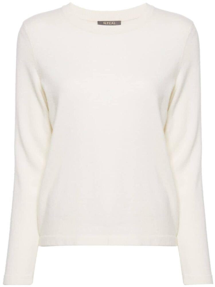 N.Peal Hallie organic-cashmere jumper - Neutrals Cover