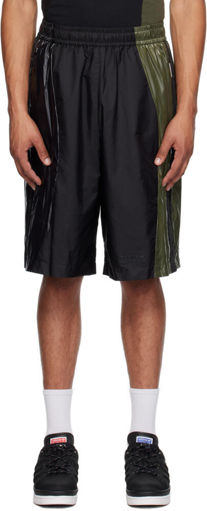 Moncler Genius Moncler x adidas Originals Black & Khaki Shorts Cover