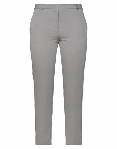 Fabiana Filippi Woman Pants Dove grey Merino Wool, Ecobrass Cover