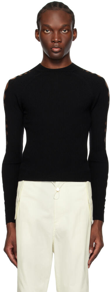 Dion Lee Black Snake Diamond Sweater Cover