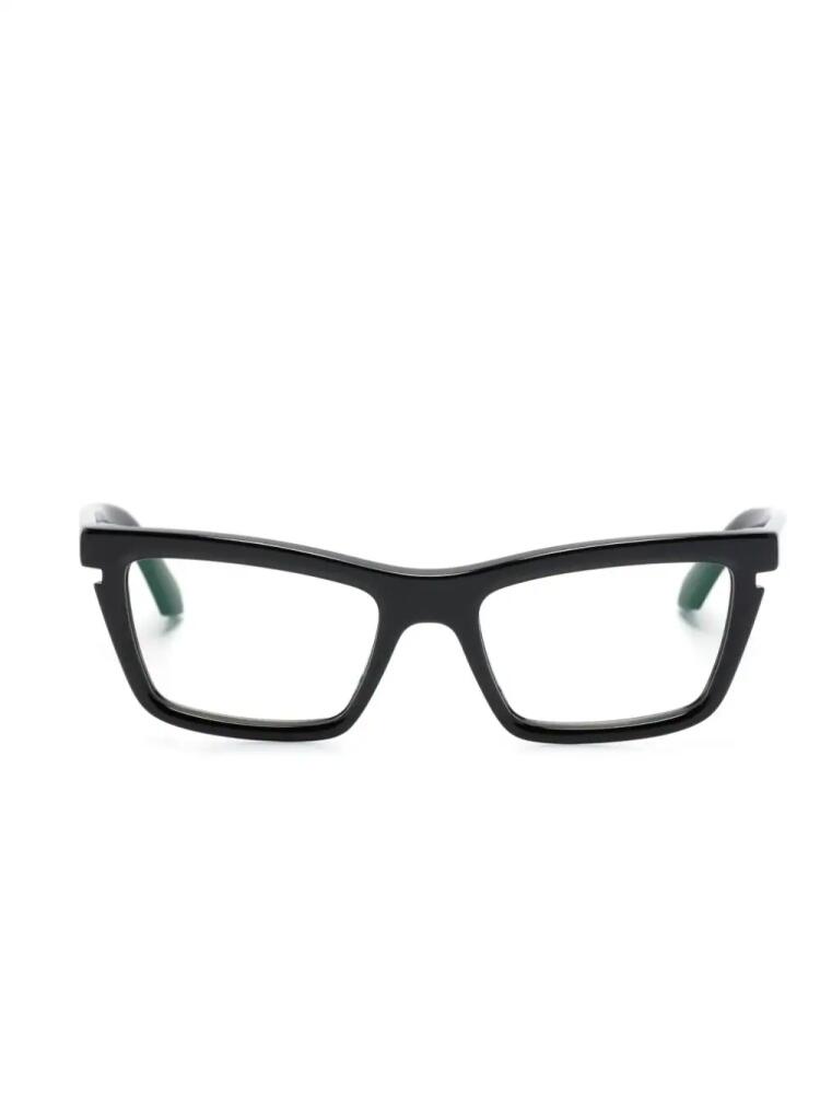 Off-White Eyewear Optical Style 50 butterfly-frame glasses - Black Cover