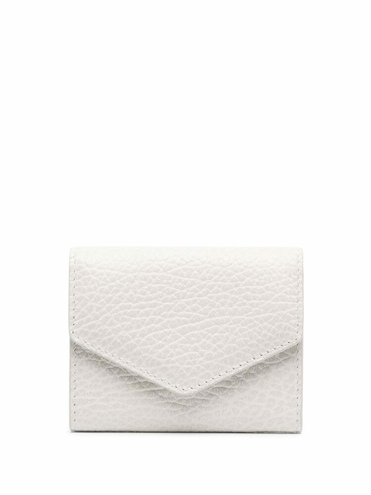 Maison Margiela Accordion leather wallet - Neutrals Cover