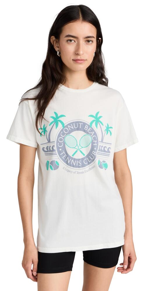 Original Retro Brand Coconut Beach Tennis Club Tee Antique White Cover