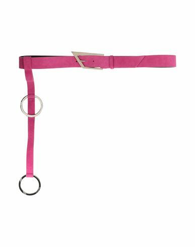 The Attico Woman Belt Fuchsia Calfskin Cover