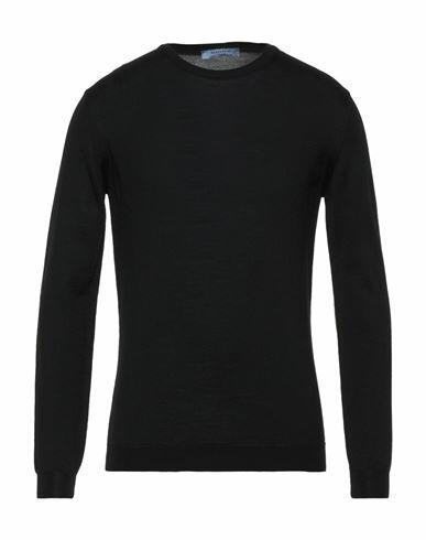 Gazzarrini Man Sweater Black Merino Wool, Acrylic Cover