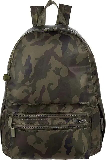 Hedgren Earth Eco Backpack w/ Detachable Waist Bag (Olive Camo) Backpack Bags Cover