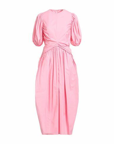 Cecilie Bahnsen Woman Midi dress Pink Cotton Cover