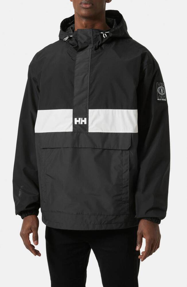 Helly Hansen Waterproof Anorak in Black Cover