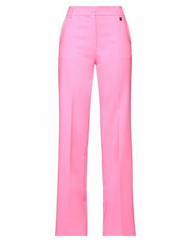 Mdm Mademoiselle Du Monde Woman Pants Fuchsia Polyester, Elastane Cover