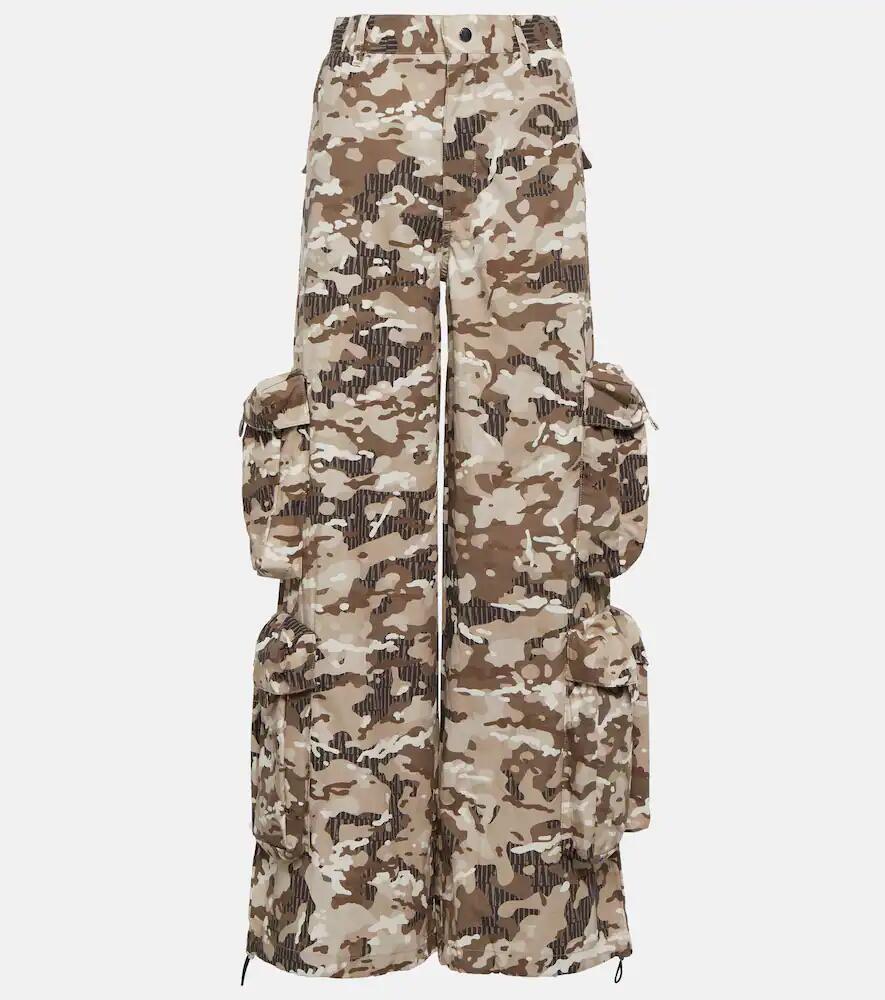 Amiri Camouflage cotton cargo pants Cover