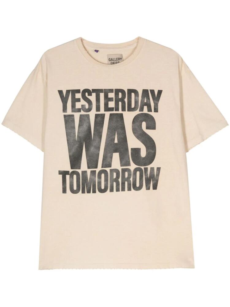 GALLERY DEPT. Yesterday Was Tomorrow T-shirt - Neutrals Cover