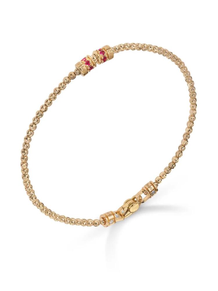 Officina Bernardi 18kt yellow gold Moon ruby bracelet Cover