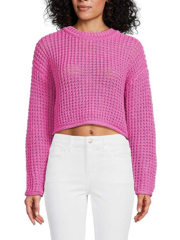 RD style Women's Darla Crewneck Sweater - Rose Cover