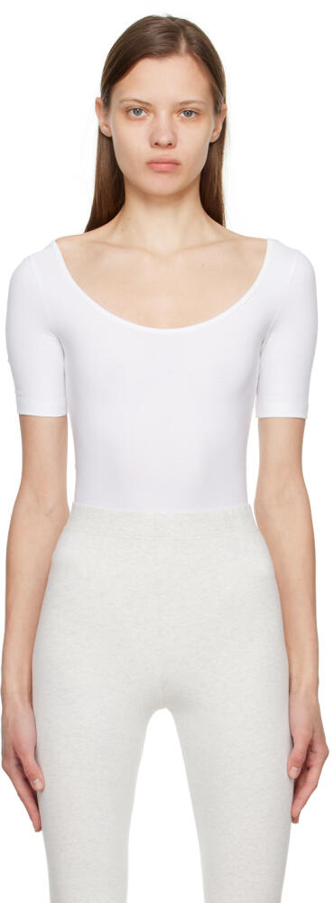 FLORE FLORE SSENSE Exclusive White Pien Bodysuit Cover