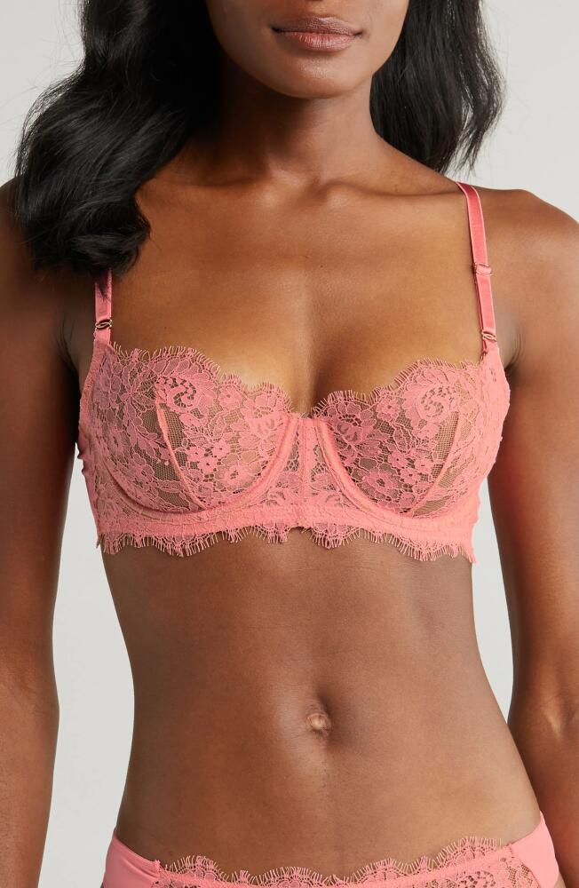 Skarlett Blue Entice Underwire Balconette Bra in Geranium Cover