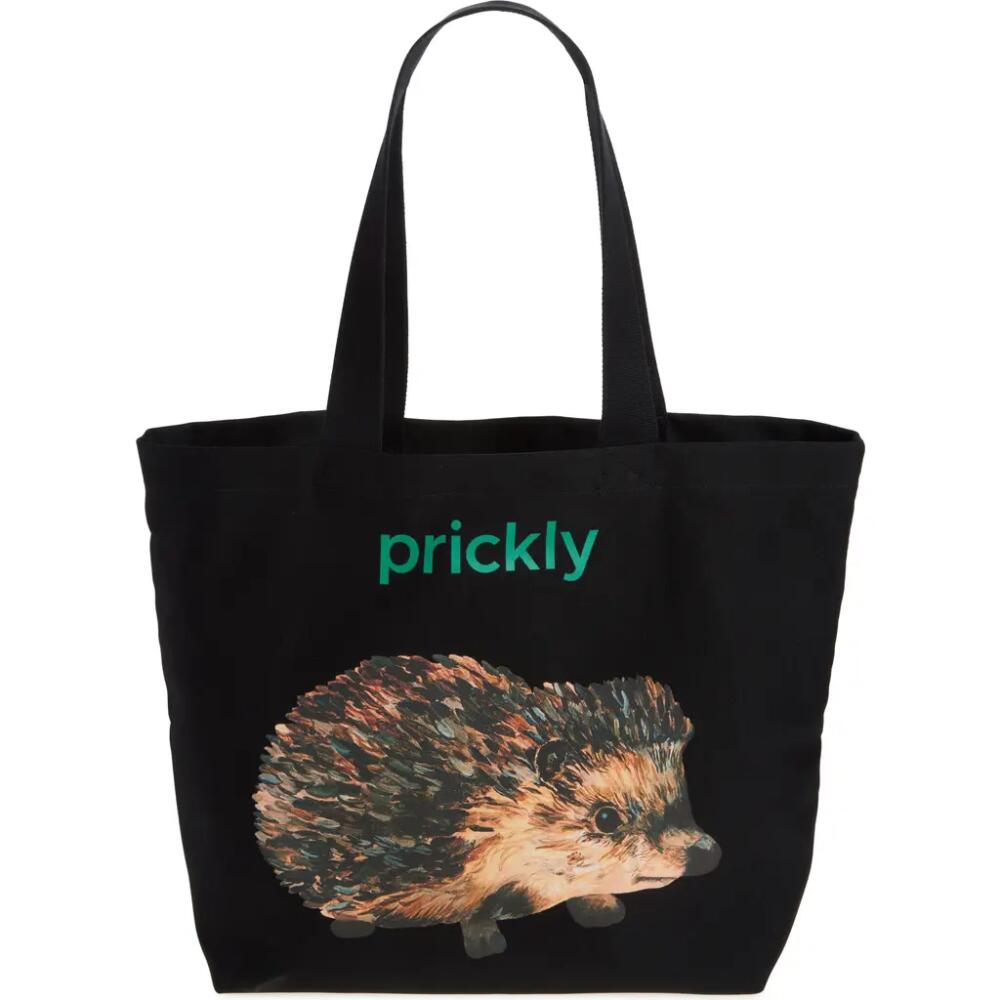 JW Anderson Hedgehog Canvas Tote in Black Cover