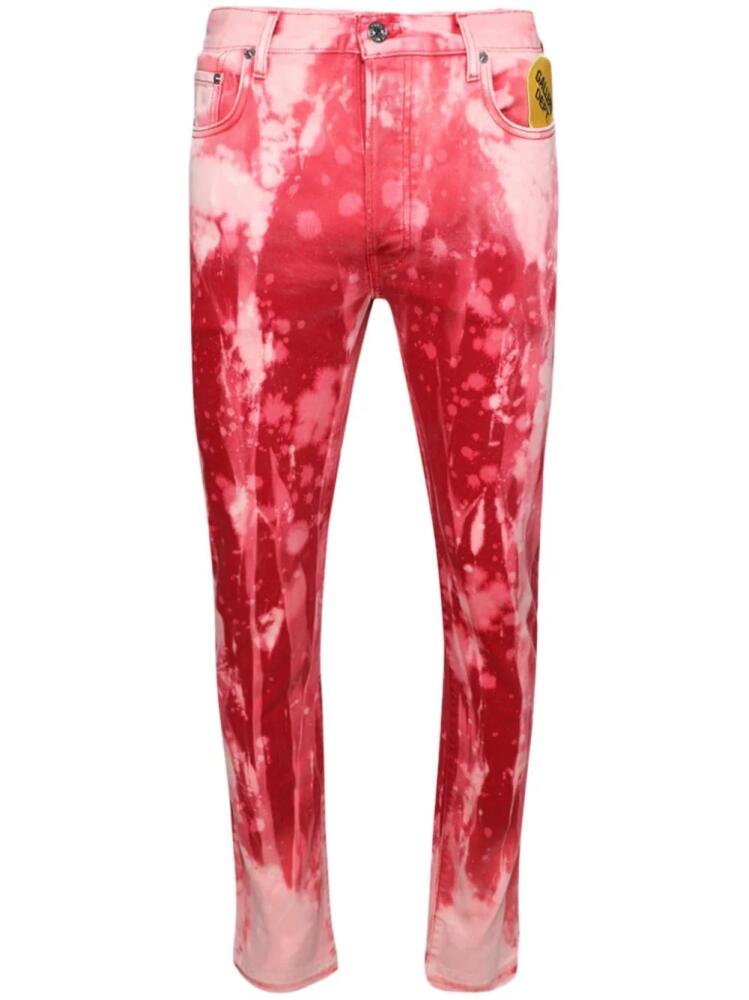 GALLERY DEPT. Biscayne tie-dye jeans - Red Cover