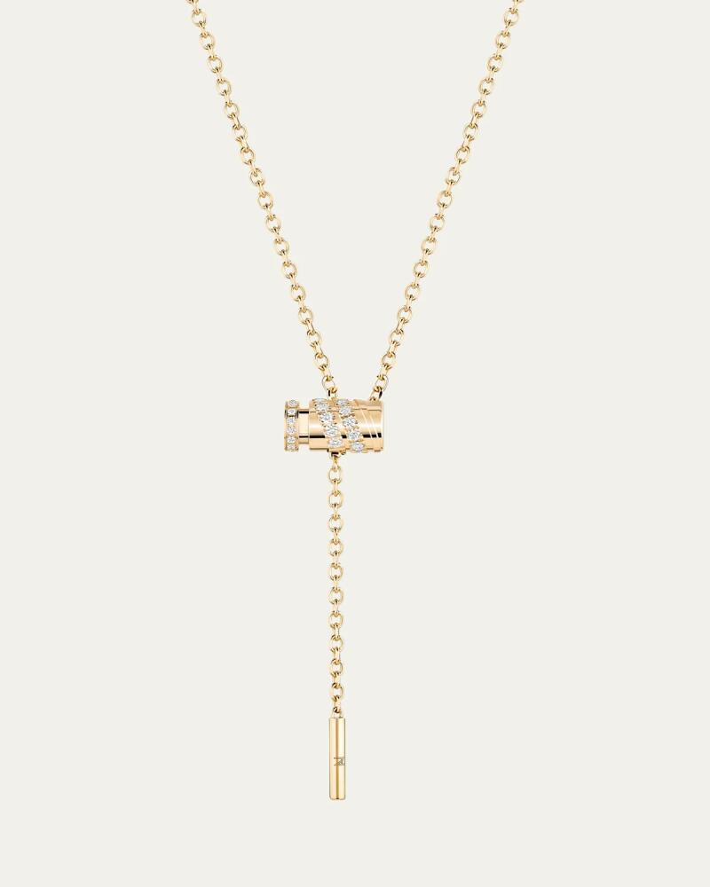 Nouvel Heritage 18K Pave Mini Latch Necklace Cover