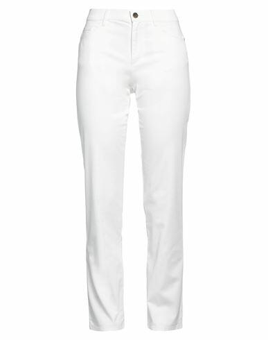 Diana Gallesi Woman Pants Ivory Cotton, Elastane Cover