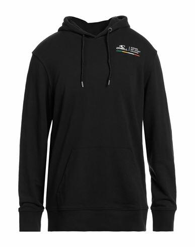 O'neill Man Sweatshirt Black Cotton, Recycled polyester Cover