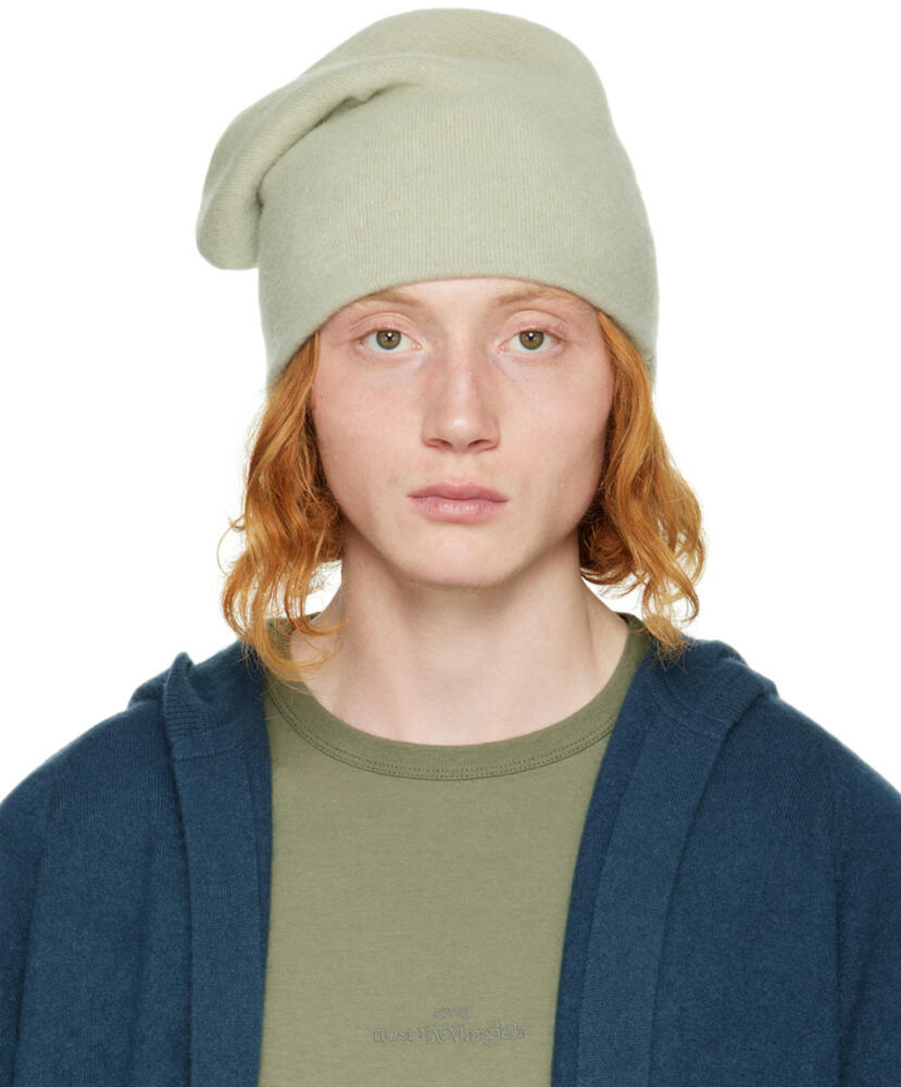 Frenckenberger Green Cashmere Beanie Cover