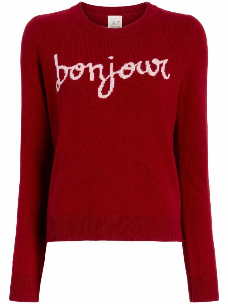 Cinq A Sept Bonjour sweater - Red Cover