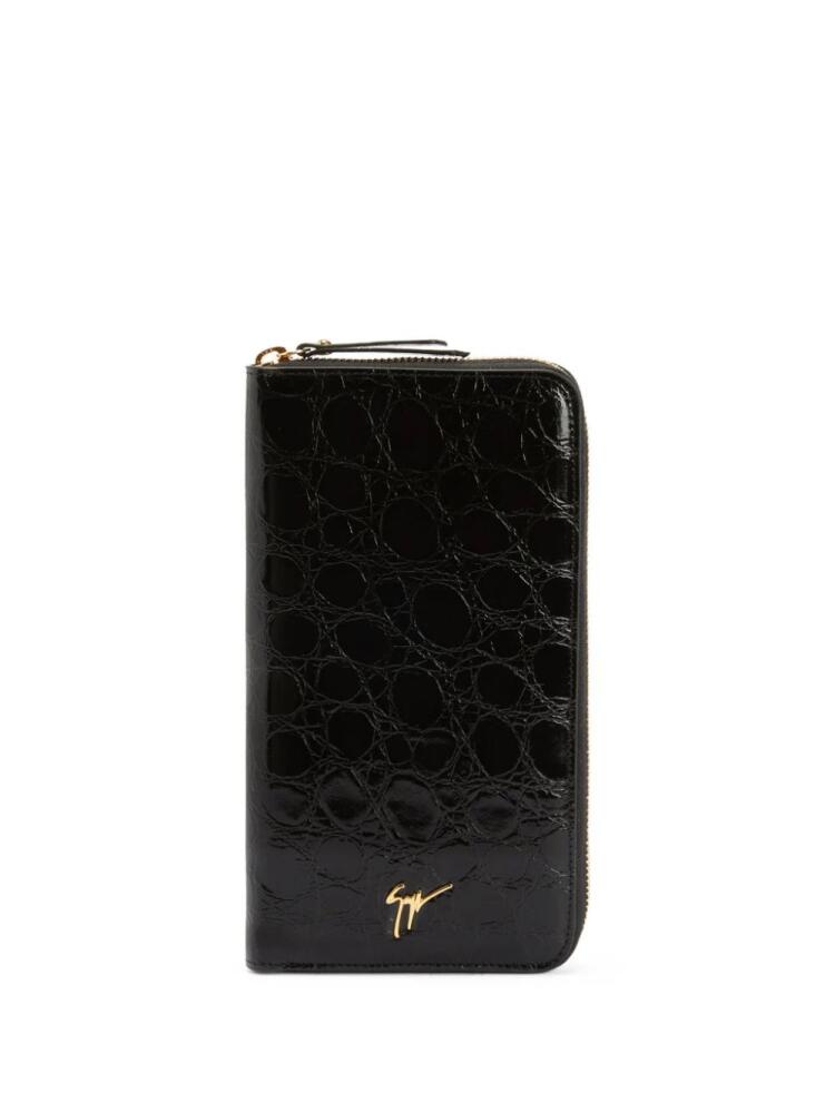 Giuseppe Zanotti Samuel leather wallet - Black Cover