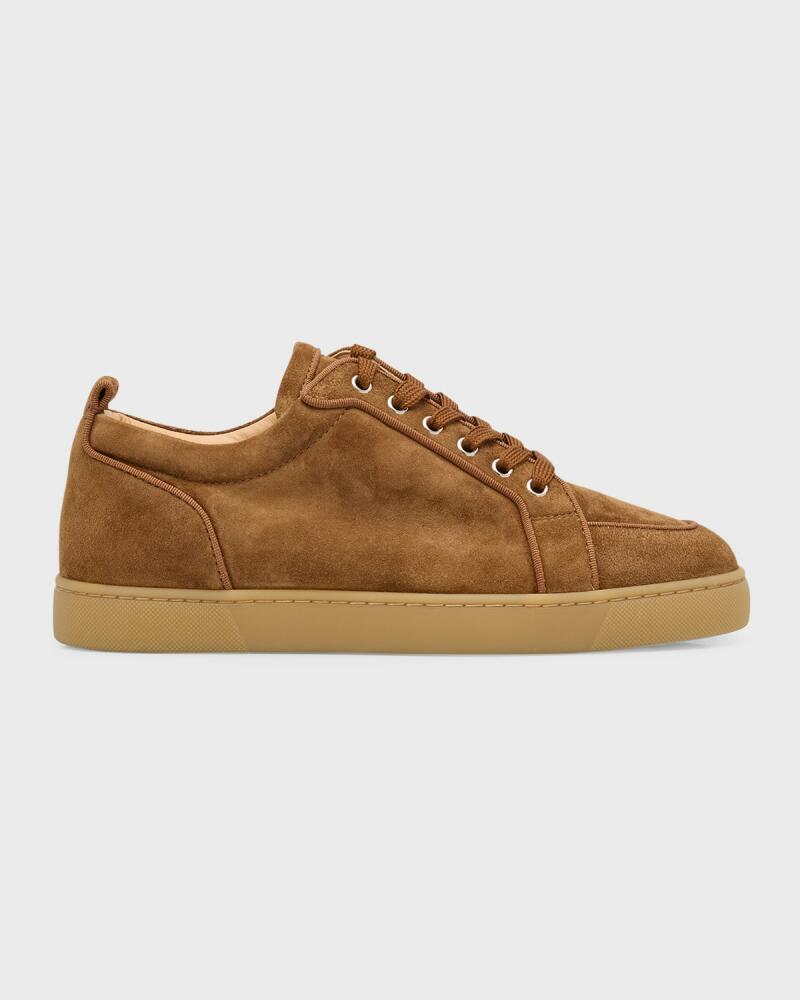 Christian Louboutin Men's Rantulow Orlato Velour Low-Top Sneakers Cover