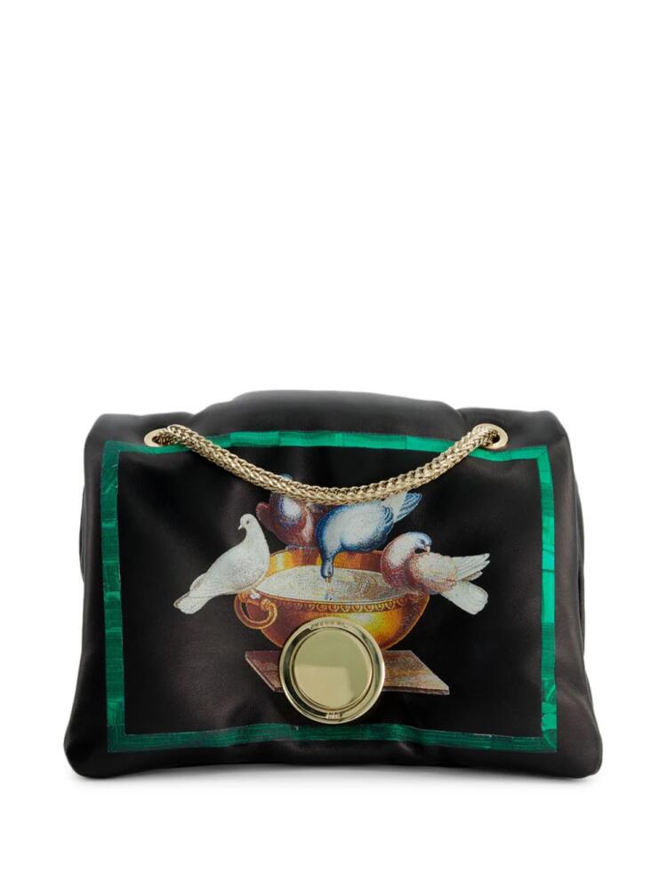 Giambattista Valli Birds Airbag leather mini bag - Black Cover