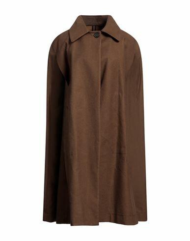 Golden Goose Woman Cape Khaki Virgin Wool, Nylon Cover