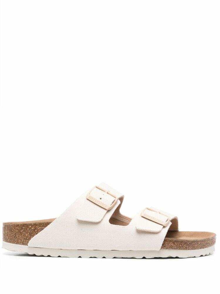 Birkenstock buckle-detail slides - Neutrals Cover