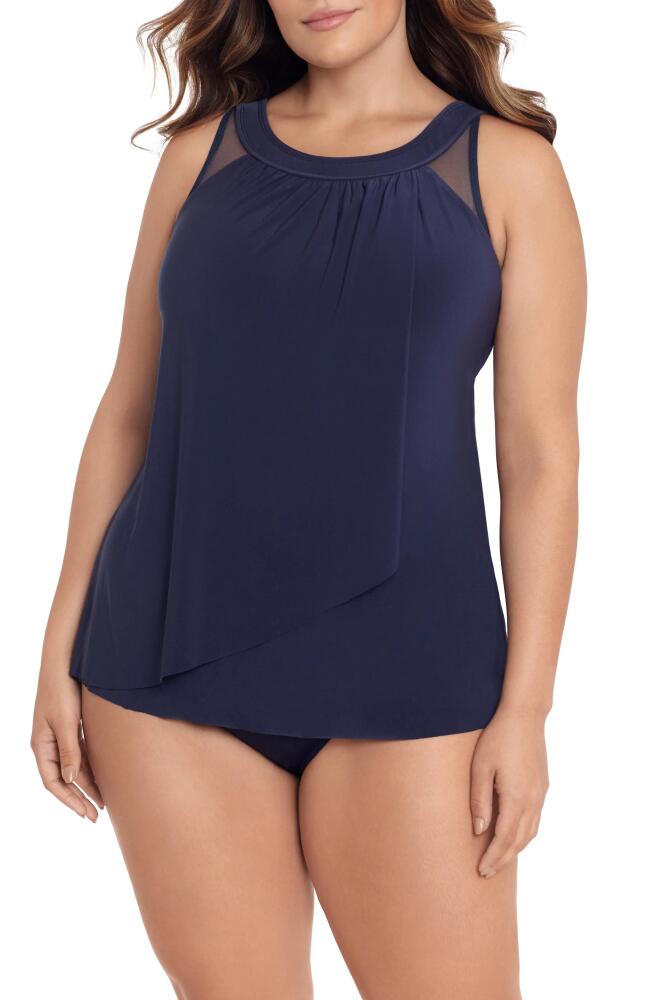 Miraclesuit Illusionists Ursula Swim Top in Midnight Blue Cover