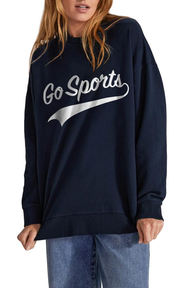 Favorite Daughter Go Sport Sweatshirt in Navy Cover