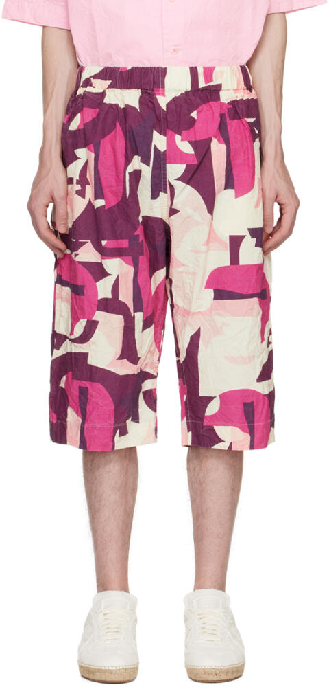 CASEY CASEY Pink Yama Shorts Cover