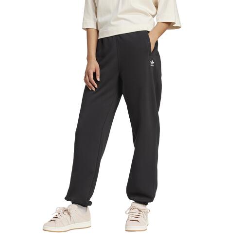 adidas Originals Trefoil Essentials Fleece Lifestyle Pants - Womens Black Cover